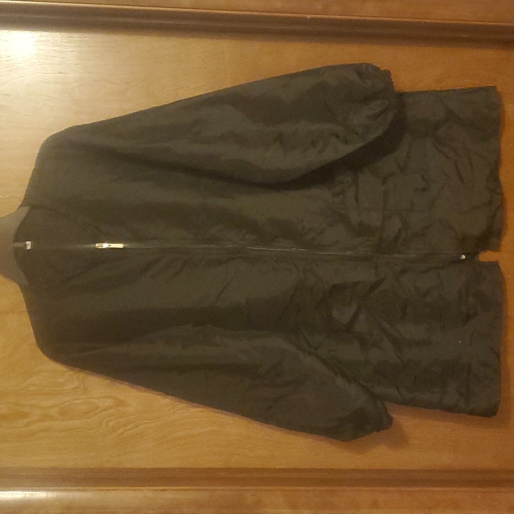Long Sleeve Zipup Hair Stylists Barber Salon Jacket M